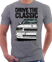 Drive The Classic Vauxhall Nova GSI. T-shirt in Heather Grey Colour