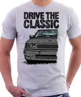 Drive The Classic Vauxhall Nova GSI. T-shirt in White Colour