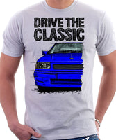 Drive The Classic Vauxhall Nova GSI. T-shirt in White Colour