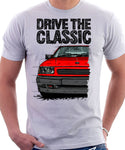 Drive The Classic Vauxhall Nova Late Model. T-shirt in White Colour