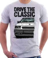 Drive The Classic Vauxhall Nova Late Model. T-shirt in White Colour