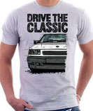 Drive The Classic Vauxhall Nova Late Model. T-shirt in White Colour