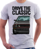 Drive The Classic VW Golf Mk2 GTI Early Model. T-shirt in White Colour