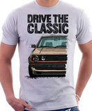 Drive The Classic VW Golf Mk2 GTI Early Model. T-shirt in White Colour