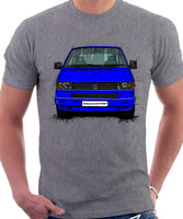 VW Transporter T4 Early Model Colour Bumper . T-shirt in Heather Grey Colour