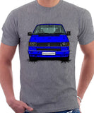 VW Transporter T4 Early Model Colour Bumper . T-shirt in Heather Grey Colour