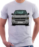 VW Transporter T4 Early Model Colour Bumper . T-shirt in White Colour