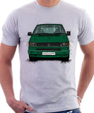 VW Transporter T4 Early Model Colour Bumper . T-shirt in White Colour