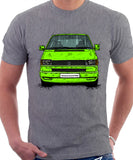 VW Transporter T4 Late Model Colour Bumper . T-shirt in Heather Grey Colour