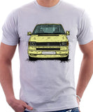 VW Transporter T4 Late Model Colour Bumper . T-shirt in White Colour