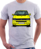 VW Transporter T4 Late Model Colour Bumper . T-shirt in White Colour