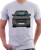 VW Transporter T4 Late Model Colour Bumper . T-shirt in White Colour