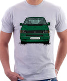 VW Transporter T4 Late Model Colour Bumper . T-shirt in White Colour