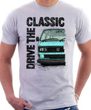 Drive The Classic VW T25 (T3) Square lights . T-shirt in White Colour